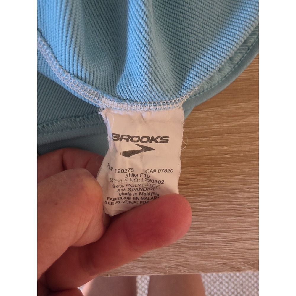 Brooks Women's 1/4 Zip Pullover Jacket – Blue Haze - M - Picture 13 of 14